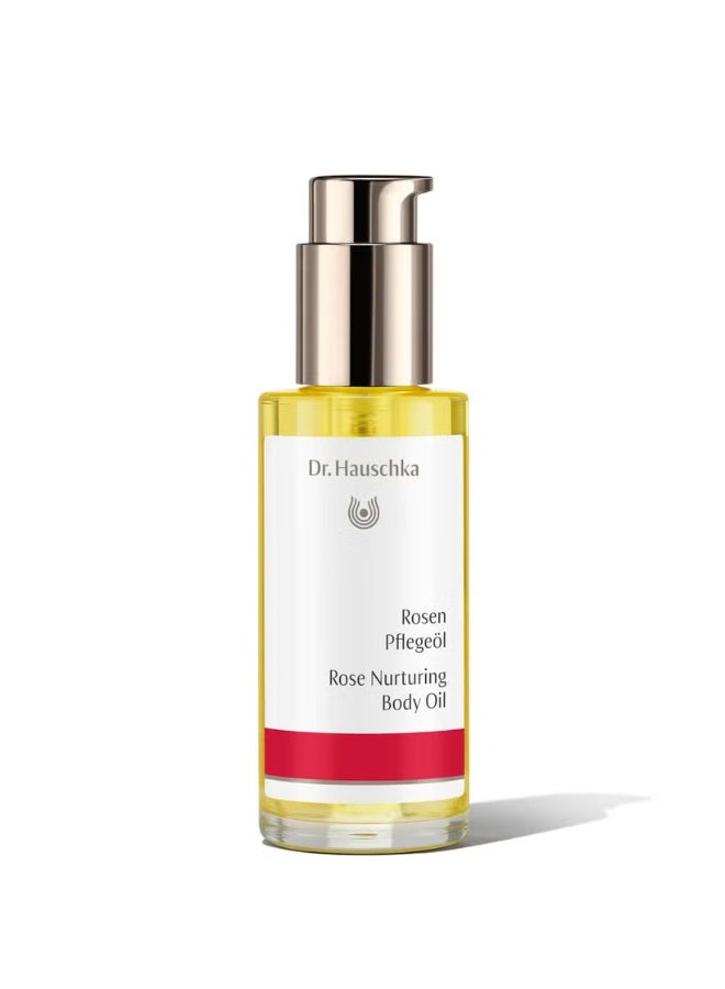Dr. Hauschka Rose Nurturing Body Oil (75ml) - Image 1