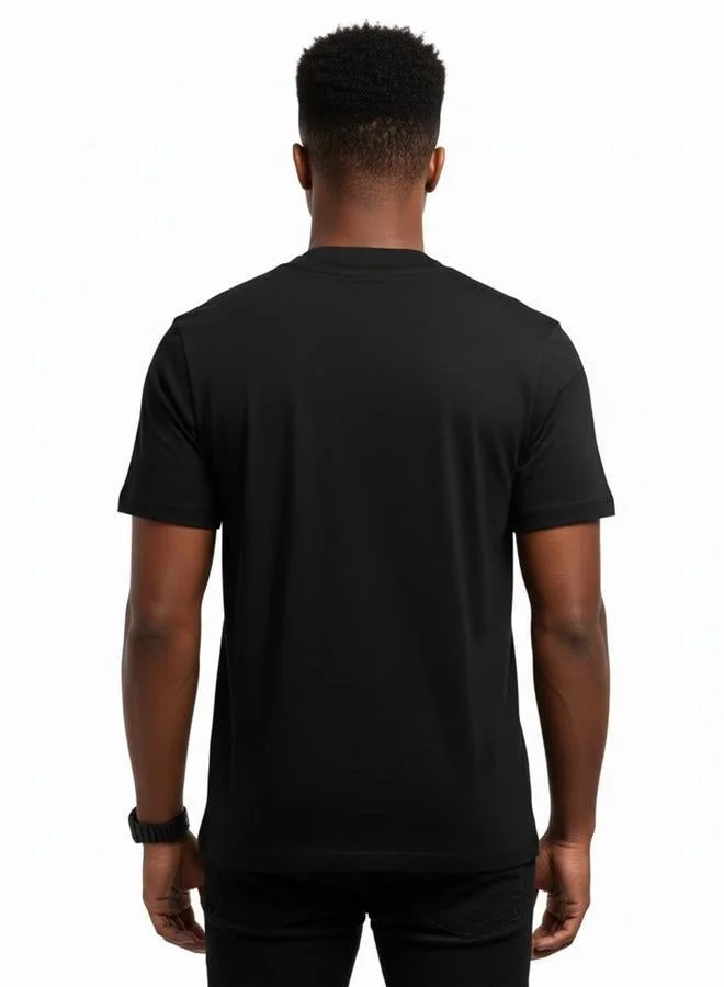 SUPERMAN Men Black Superman Graphic Print T-Shirt