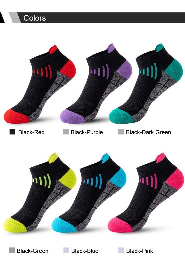 Mens Athletic Socks (6-Pack) - Low Cut, Sweat-Wicking, Odour-Resistant, All-Season Comfort - Ideal for Active Lifestyles, Running  Everyday Wear - Image 1
