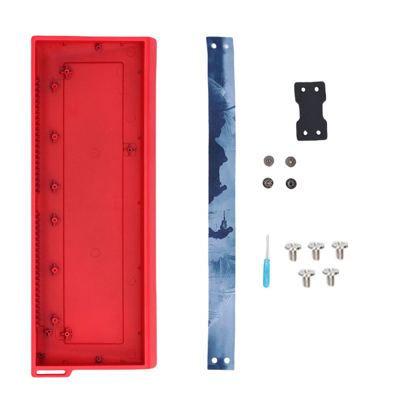 Keyboard Housing Fit for Woot60HE Compact Aluminum Alloy 60% Customize 61 Key Mechanical Gaming Keyboard Shell Red - Image 1