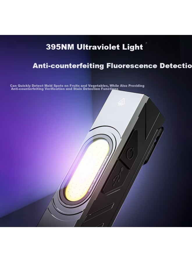 Warsun Rubik's Cube Flashlight Small Portable High Brightness Rechargeable Mini Gum Edc Magnetic Work Emergency Light - Image 2