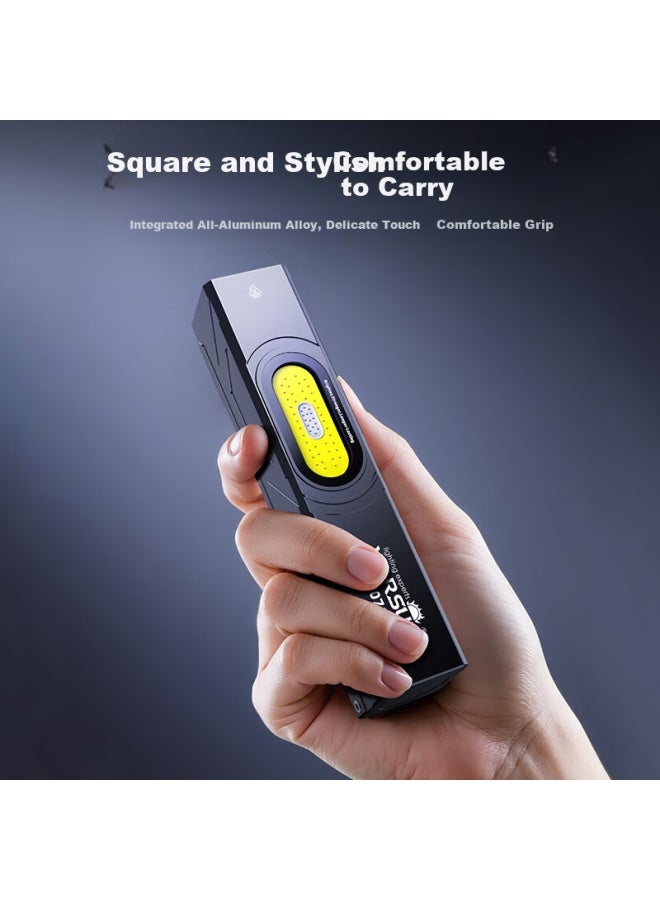 Warsun Rubik's Cube Flashlight Small Portable High Brightness Rechargeable Mini Gum Edc Magnetic Work Emergency Light - Image 3