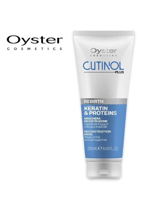 oyster Rebirth Mask with Keratin and Proteins for Rebuilding Damaged and Fragile Hair from Oyster  250 ml