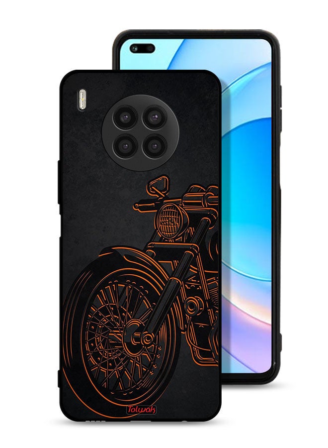 Tolwak Honor 50 Lite Protective Case Cover Vintage Bike - Image 1