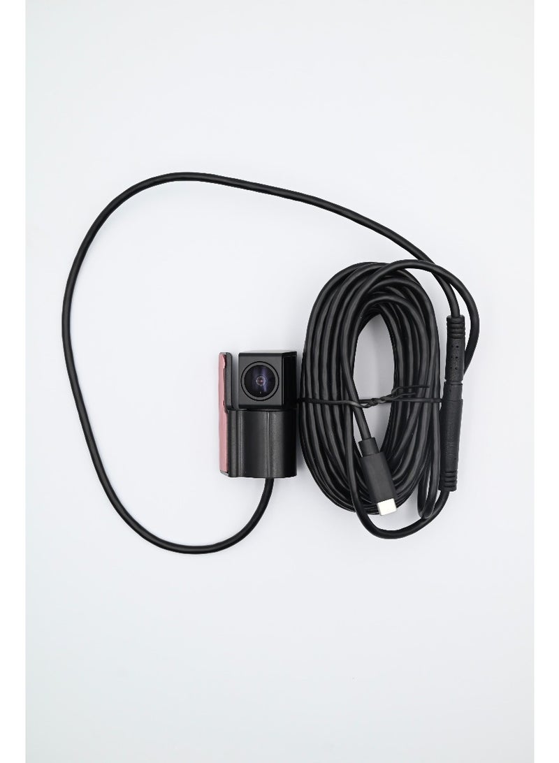 TE-D343 Dash Cam with Three Sony Lenses, 4K Front Camera, 2K Rear Camera, WiFi Tracking, 24-Hour Recording, and APP Integration - Image 2