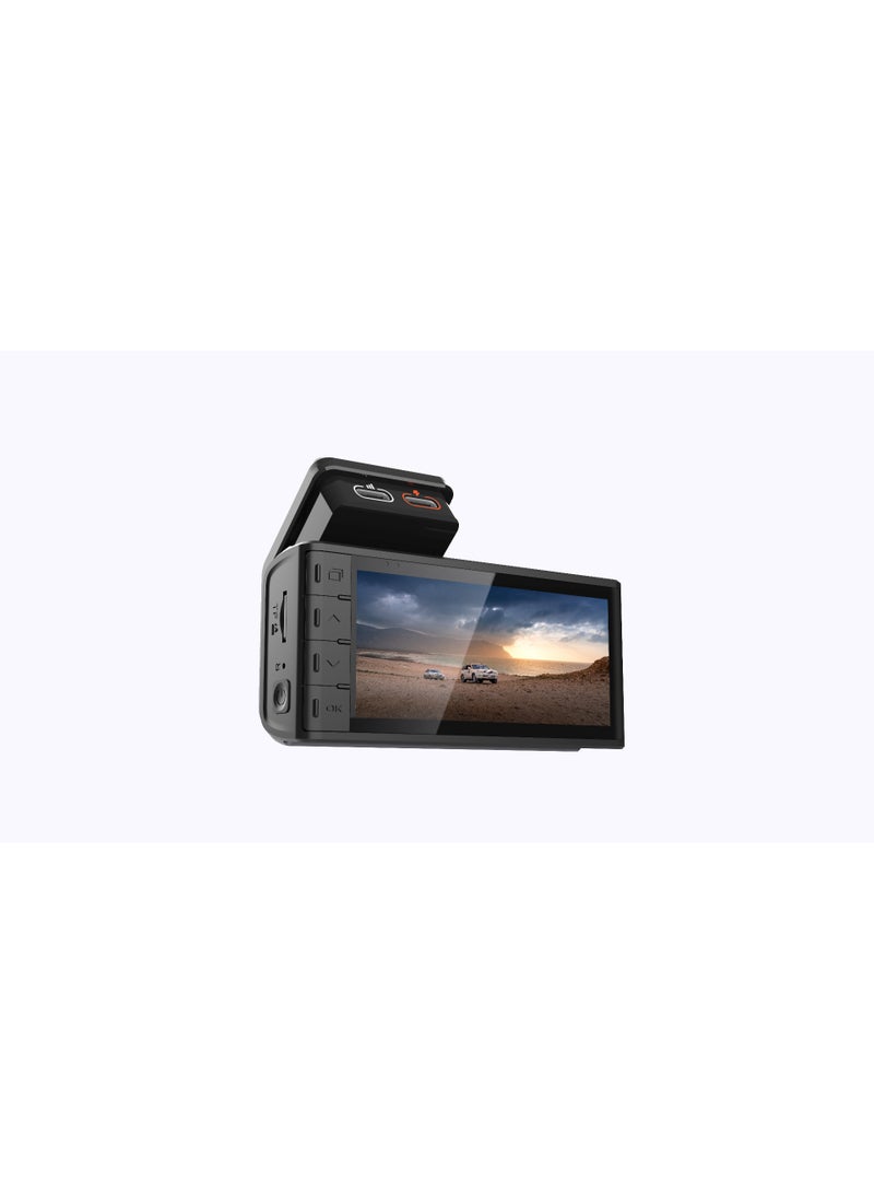 TE-D343 Dash Cam with Three Sony Lenses, 4K Front Camera, 2K Rear Camera, WiFi Tracking, 24-Hour Recording, and APP Integration - Image 4