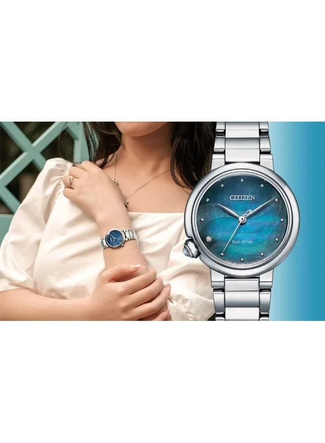 Citizen  Citizen EM0910-80N Dress Analogue Eco-Drive Watch for Women, Silver, Standard  | Best Price UAE