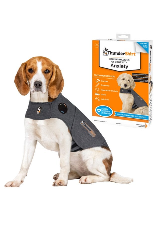 ThunderShirt for Dogs, Medium, Heather Gray Classic - Dog Anxiety Relief Calming Vest - Image 1
