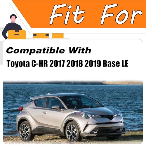 LEVANLIGHT Fog Lights Clear Lens Compatible with Toyota C-HR 2017 2018 2019 Base LE | H16 12V 55W Halogen Bulb Front Driving Lamps |Switch and Wiring Kit |8121048050,8122048050 - Image 2
