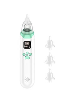 Electric Baby Nasal Aspirator Automatic Nose er Cleaner for Infants 3 Suction Levels Low Noise Builtin  with Soothing Music 3 Silic Suction Ti
