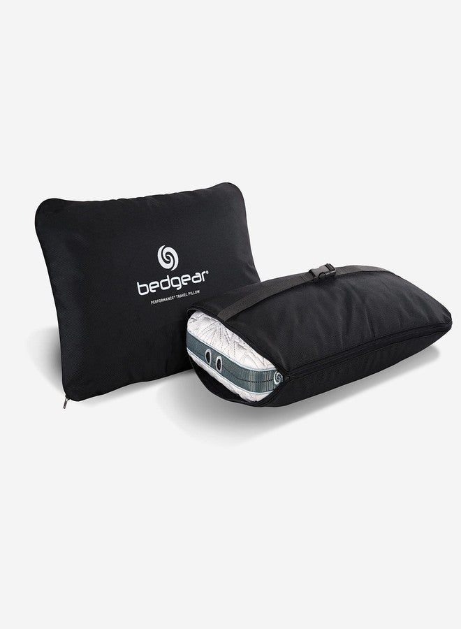 Bedgear Storm Performance Pillow - Travel Size - Cooling Bed Pillow for Hot Sleepers - Medium-Firm Pillow for All Sleep Positions, Hypoallergenic, Washable & Removable Cover - Image 3
