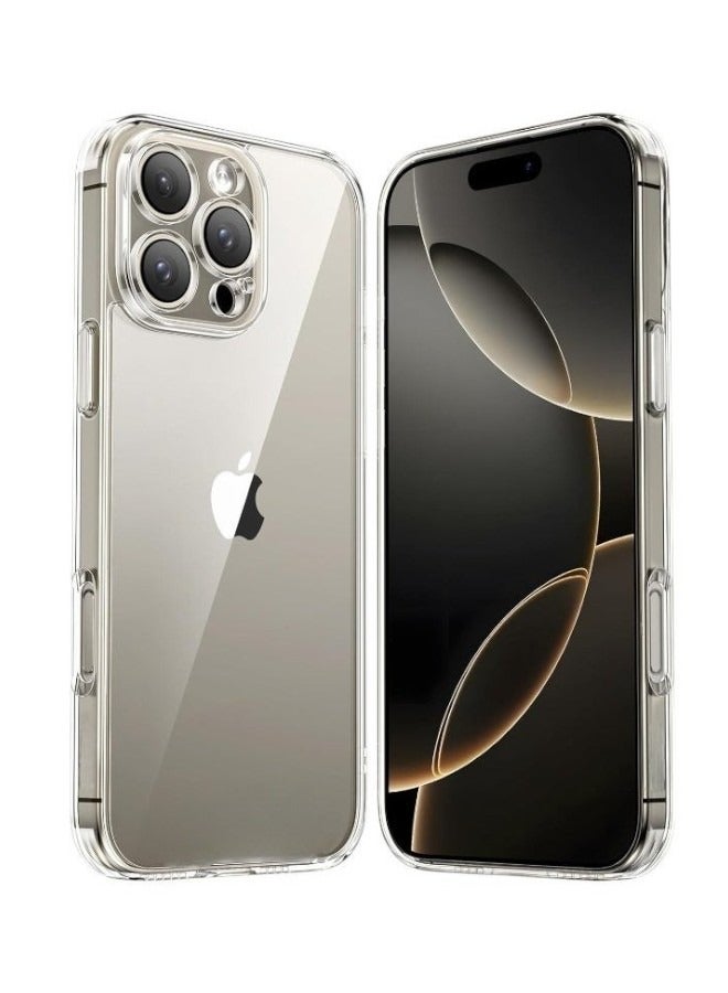 S-TOP Clear Case for iPhone 16 Pro - Drop Protection, Scratch Resistant, Anti-Yellowing with Dual Layer Protection, Slim and Clear Design - Image 1