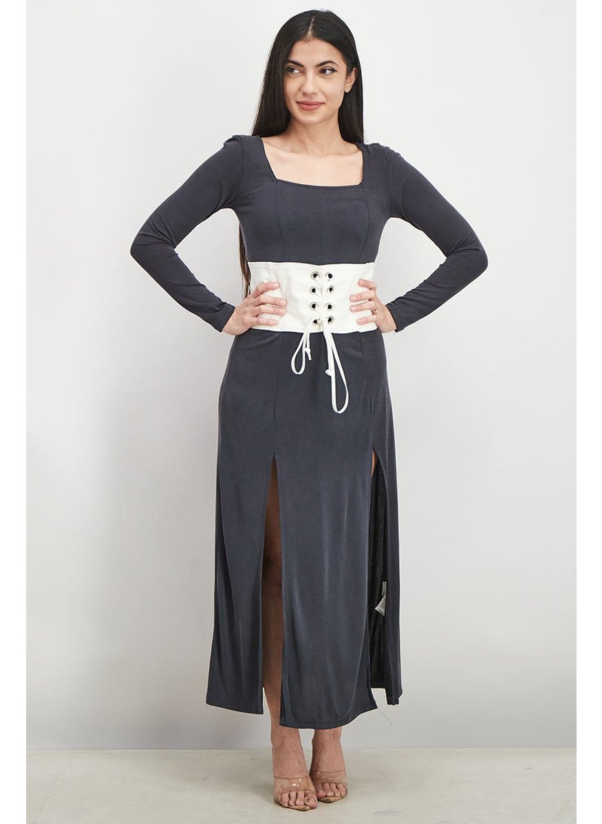 Stradivarius - Women Corset Tie Belts, White - Image 1