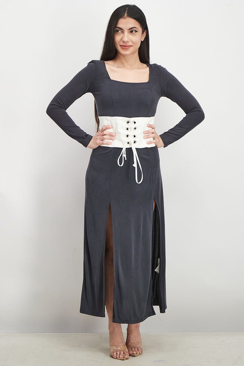 Stradivarius أحزمة كورسيه للنساء، بيضاء - Image 4