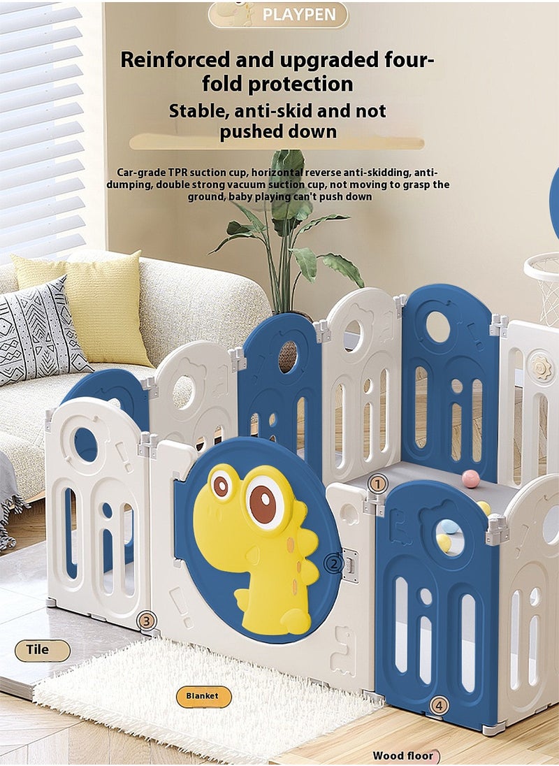 MaBaby Baby Playpen, Safety Baby Gate Playpen for Babies and Toddlers Sturdy and Immovable Baby Fence Play Area Activity Center Portable Design for Indoor Outdoor  - Image 4