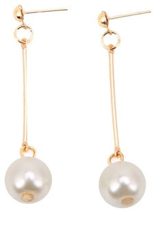  Layhou Long earrings for women with an elegant golden shape  - Image 1
