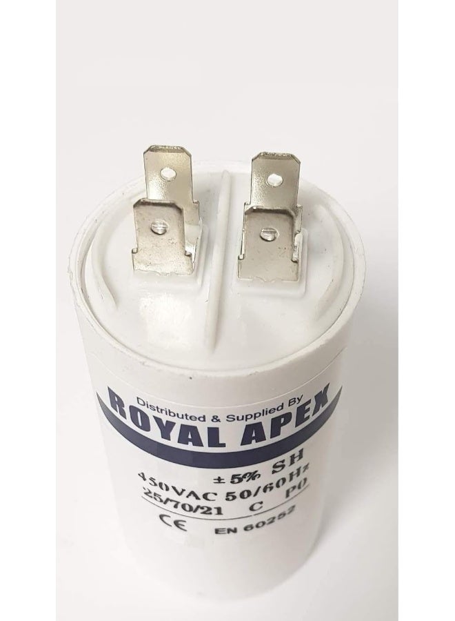 Royal Apex 2 Pin Pvc Round Capacitor For Motor Compressor Etc Ce En60252 2 Pin 15Mfd 15‚µf - Image 2