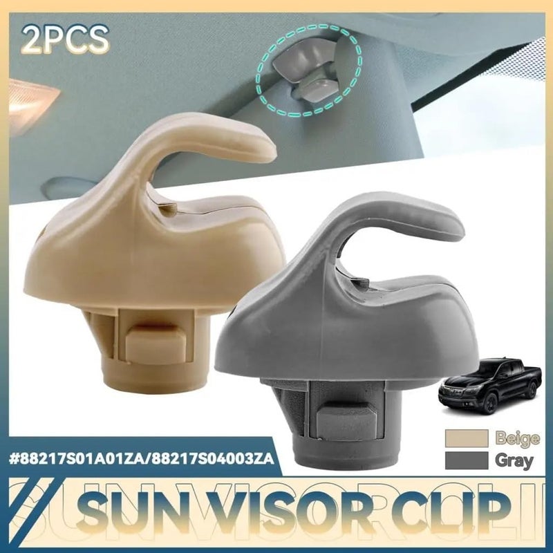 QASULER Sun Visor Clip Set for Various Honda Models - Image 3