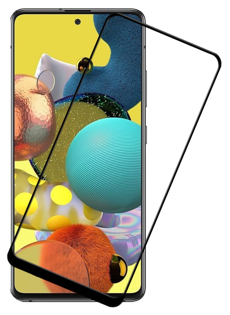 ACLIX Antistatic ESD Dustproof Premium Quality High Definition Tempered Glass Screen Protector Designed For Samsung Galaxy A51 - Image 1