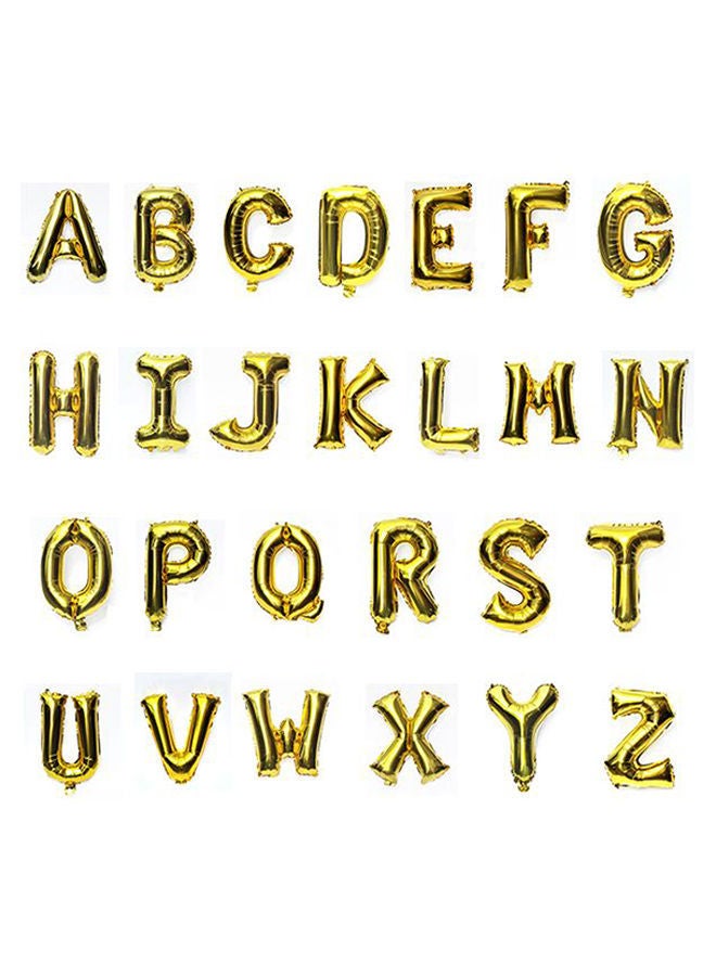 NIBEMINENT Alphabetical Letter I Hanging Foil Balloon 16inch - Image 2