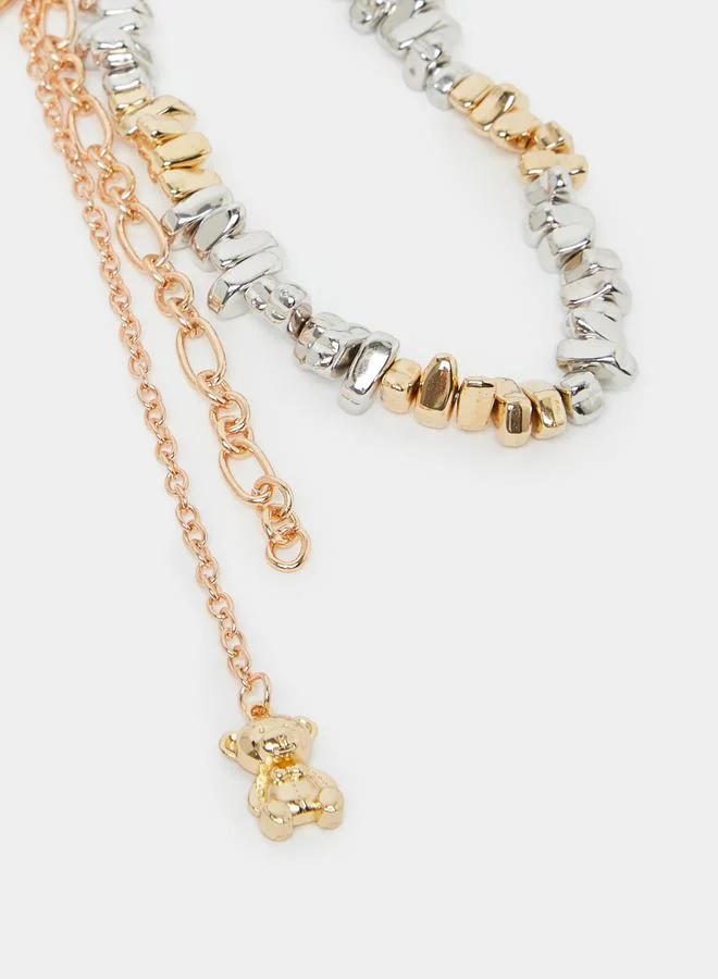 Styli Teddy Bear Charm Key Chain