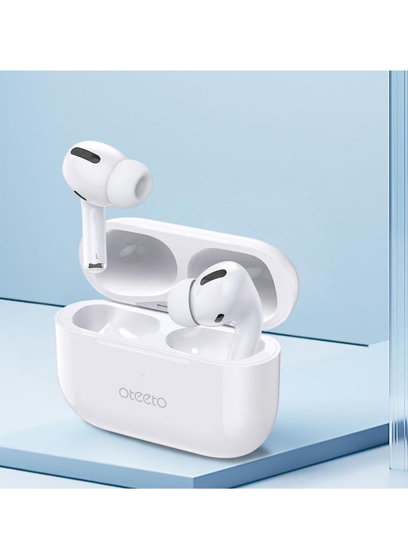 أوتيتو - سماعات أذن بلوتوث Oteeto OT5 مع جودة صوت Hifi وإلغاء الضوضاء وتحكم متعدد الوظائف باللمس مصمم لأجهزة iOS - Image 1