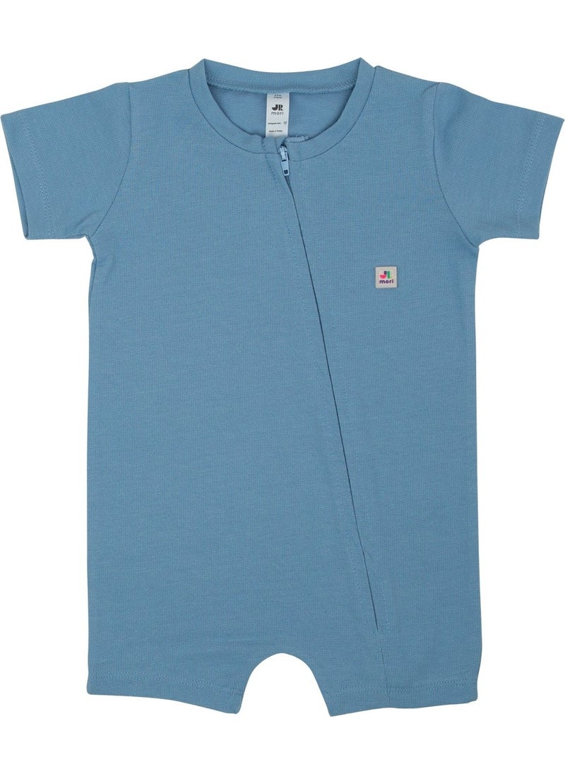 Jrmori Zippered Basic Short Jumpsuit  - Image 1