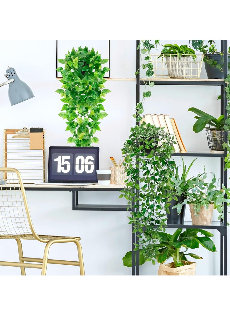 Arabest 4 Sets Artificial Plants, Hanging Artificial Plants, Artificial Trees, Small Artificial Trees, Decorative Trees, Plant, with 9 cm Pot  - Image 4