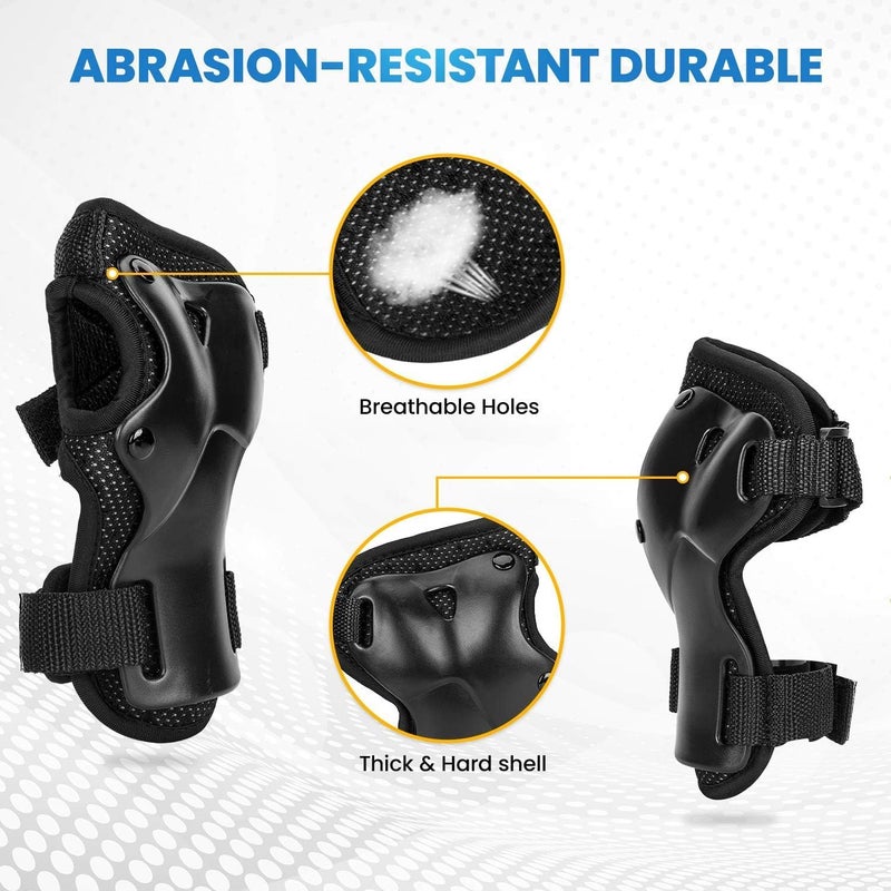 Bosoner Wrist Guard, Wrist Guards for Roller Skating, Skateboarding, Wristsavers Brace Protective Gear for Adults/Kids/Youth (1 Pair) - Image 5