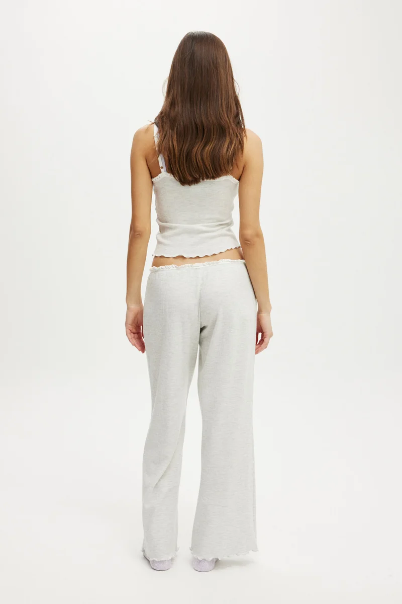 Body WAFFLE WIDE LEG PANT