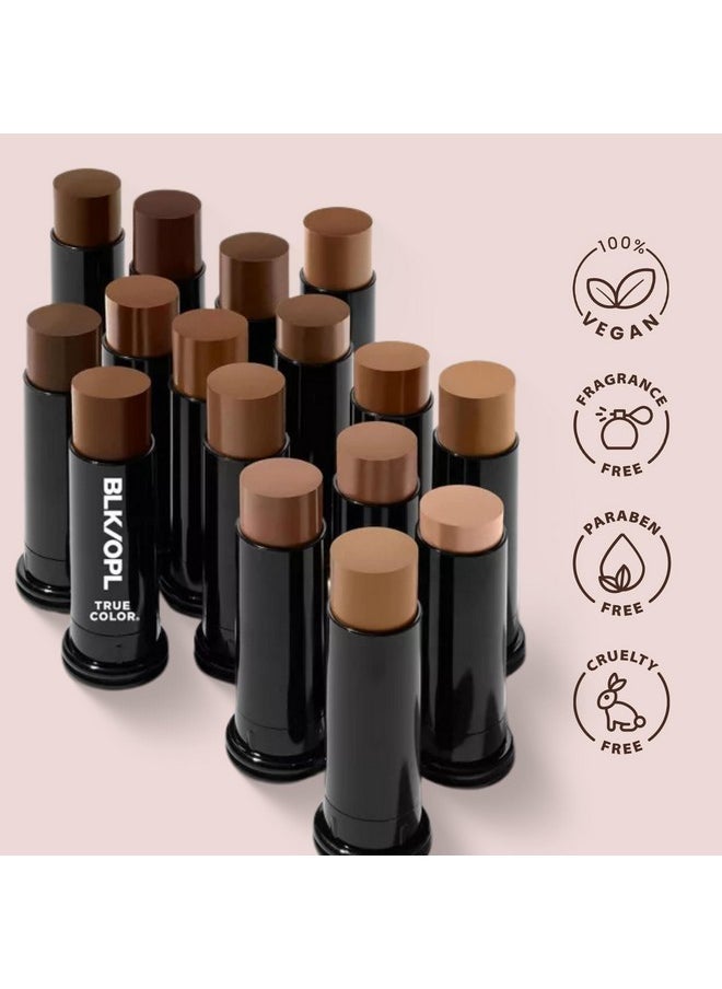بلاك أوبال كريم أساس BLK/OPL Skin Perfecting Stick، بعامل حماية من الشمس 15، قابل للبناء والدمج، بلمسة نهائية غير لامعة - تغطية كاملة، تصحيح اللون، وتحديد - مضاد للحساسية (لون اللوز الدافئ)  - Image 3