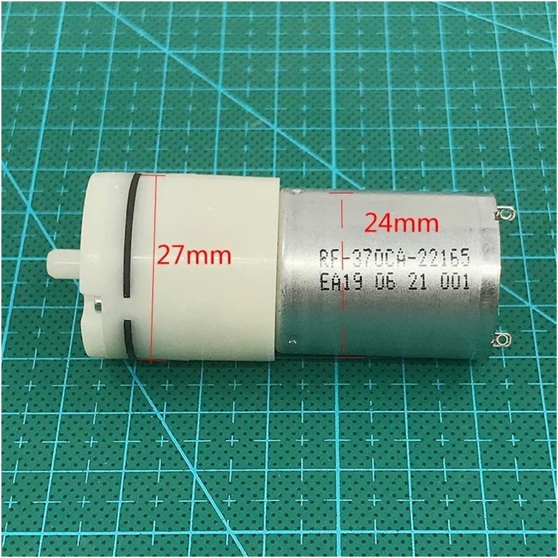 DC 3V 3.7V 5V 6V 12V 24V Small 370 Motor Pump Vacuum Air Flow Control Pump for Aquarium Fish Tank(24V) - Image 3