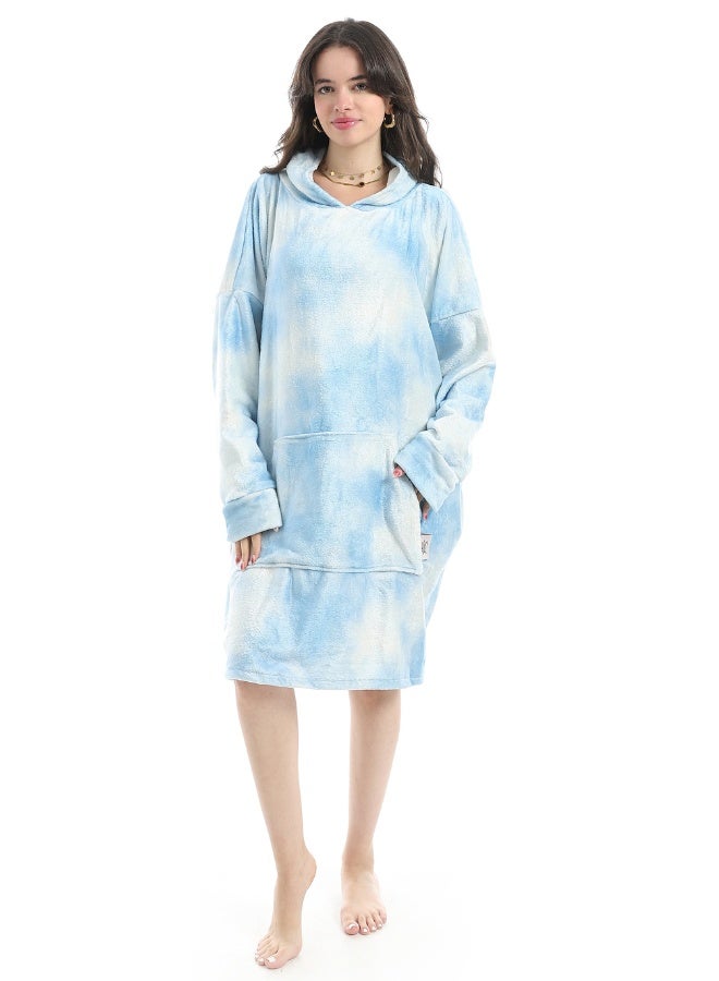 سنوز، دفاية قابله للارتداء سنوز أوفر سايز مع غطاء للرأس، تصميم كلاودي - Image 2