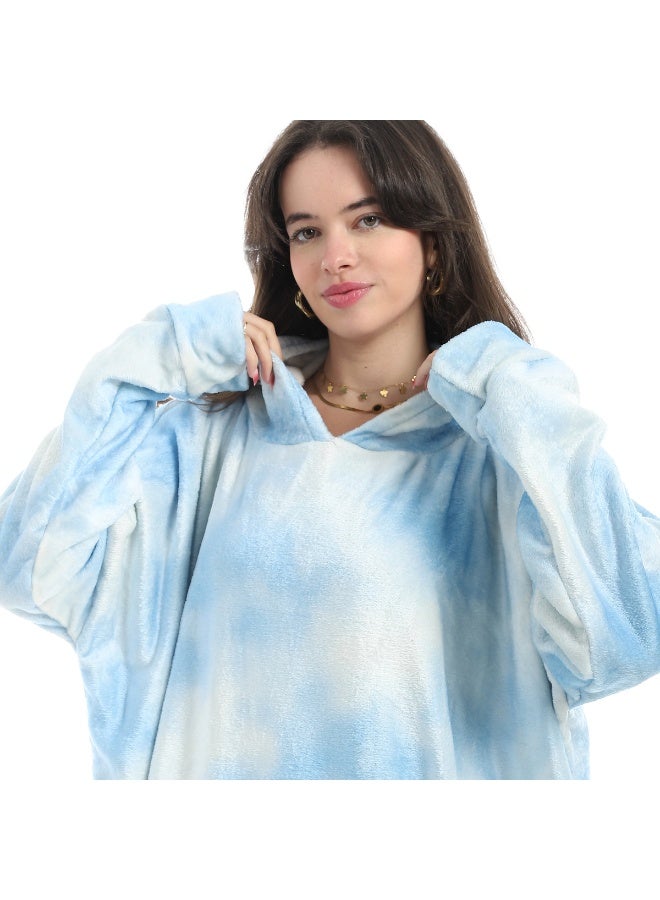 سنوز، دفاية قابله للارتداء سنوز أوفر سايز مع غطاء للرأس، تصميم كلاودي - Image 3