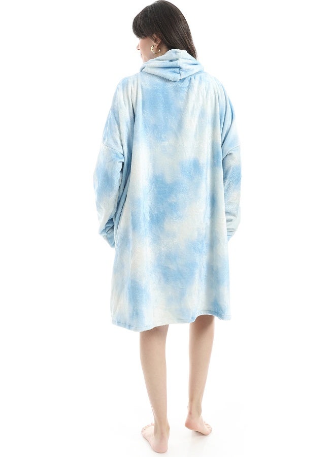 سنوز، دفاية قابله للارتداء سنوز أوفر سايز مع غطاء للرأس، تصميم كلاودي - Image 4