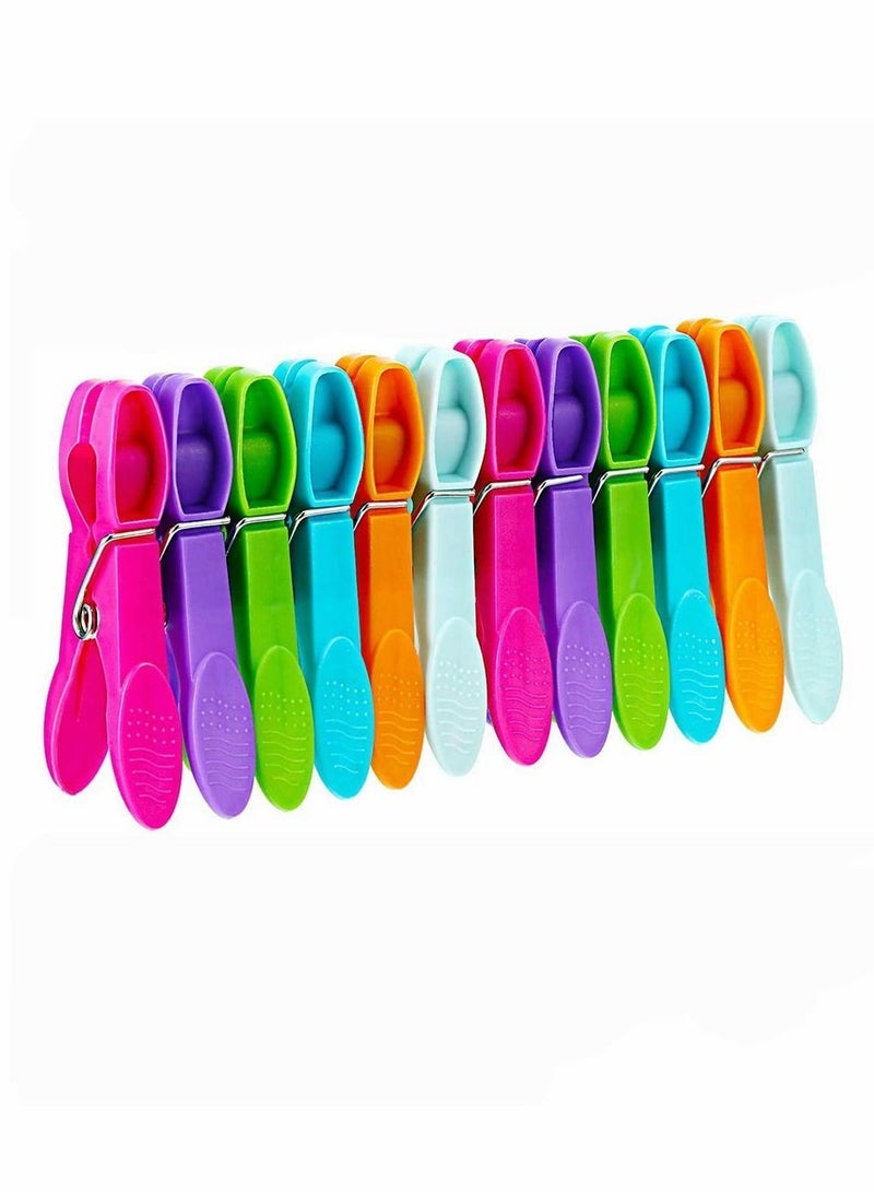 Y&D 48 Pieces Clothes Pins Cloths Clips Strong Laundry Home Pegs Windproof for Supplies Non Slip Clothes/Laundry - Image 1