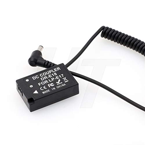 HangTon DRE18 DC Coupler Dummy Battery for LPE17 Canon RP R50 R100 R10 R8 800D 760D Rebel T7i T6s T6i 8000D KISS X8i DSLR Camera - Image 3