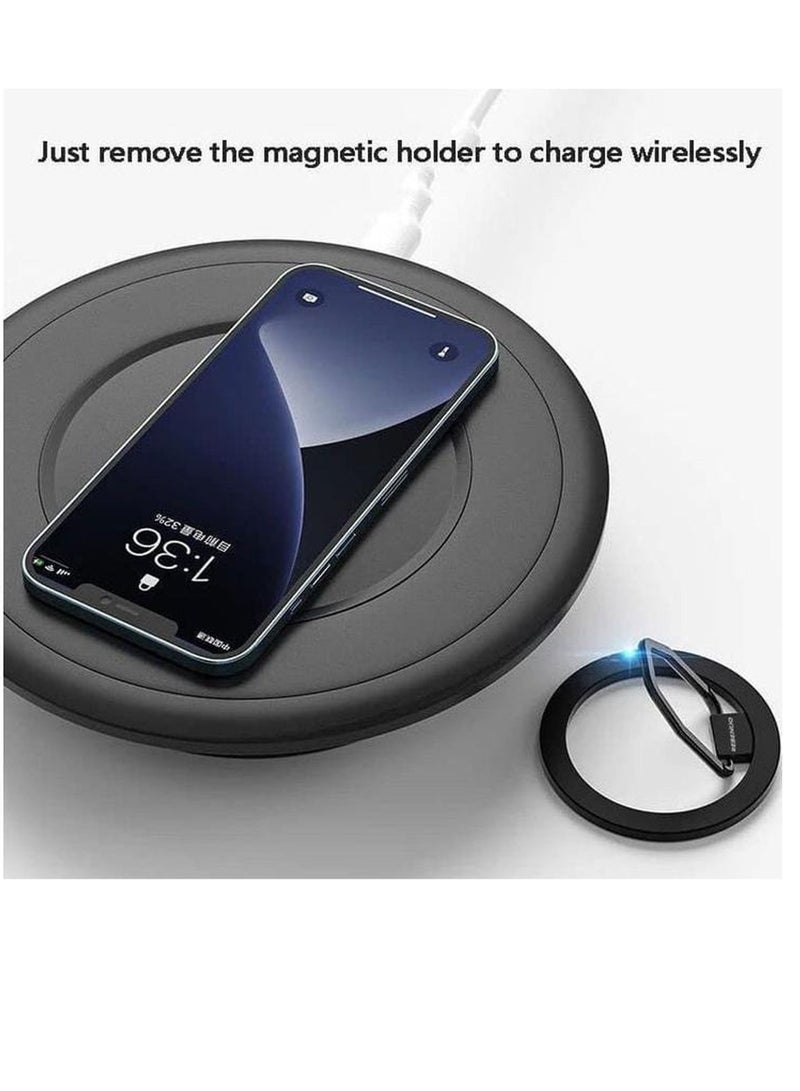 REBENUO CYD-44 Aluminium Alloy Desktop Magnetic Mobile Phone Stand Holder Compatible With iPhone 13/12 Pro Max. - Image 3