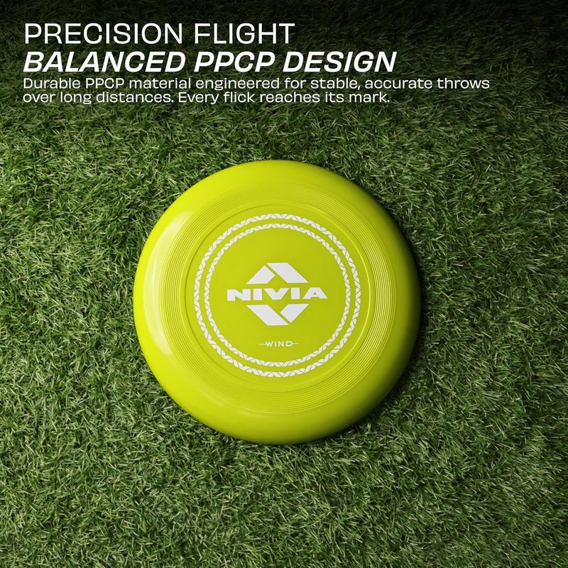 Nivia Wind Frisbee - Large Olive Green Throwing Disc for Outdoor Sports Games - Image 2