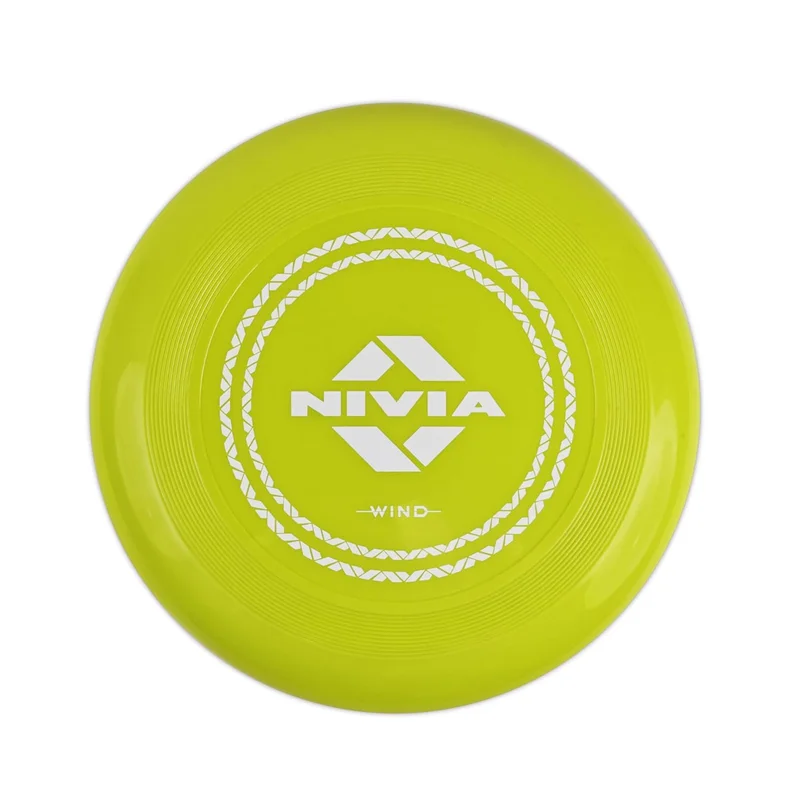 نيفيا Nivia Wind Frisbee - Large Olive Green Throwing Disc for Outdoor Sports Games