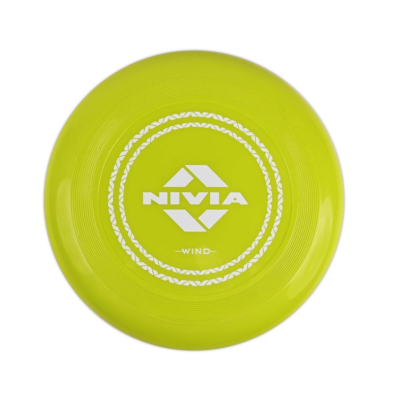 Nivia Wind Frisbee - Large Olive Green Throwing Disc for Outdoor Sports Games - Image 1