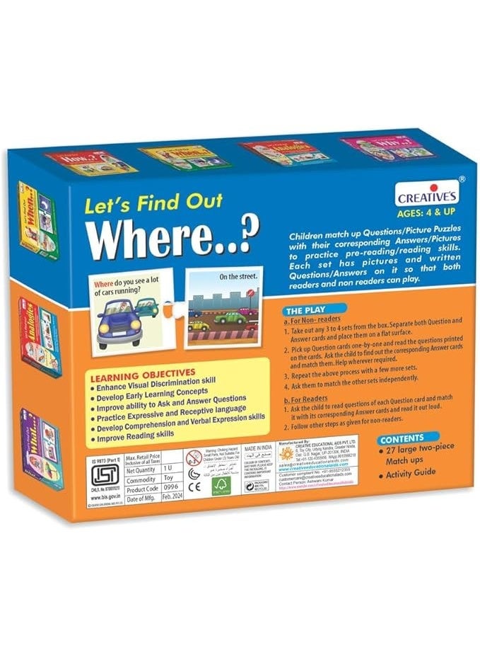 Creative's Let's Find Out Where |0996|An innovative way to enhance learning skills Questions-Answers way! for children 4 Yrs and above - Image 5