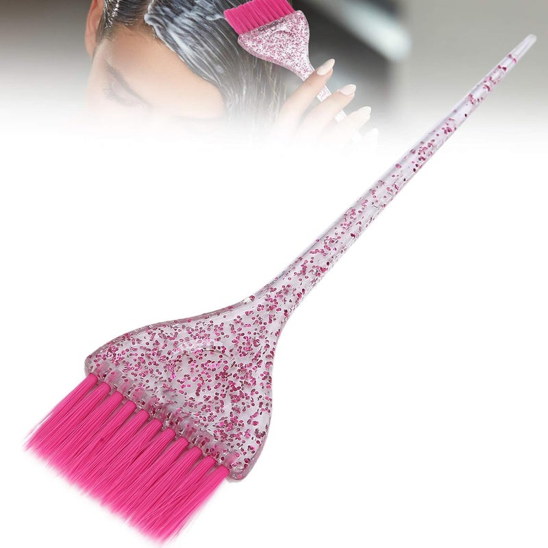 Hair Dye Color Brush Hair Color Brush Multicolor Glitter Brush Colorful Blend of Soft Feathered for DIY Hair Tint Dying Coloring Applicator at Home or Salon