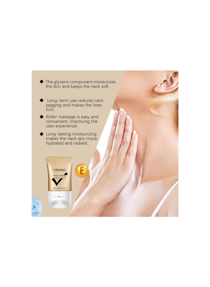 silvercnc - Ah-8 Firming Neck Cream, Neck Firming Roller Cream Neck Care Moisturizing Firming Skin Gentle Moisturizing Beauty Neck Cream - Image 1
