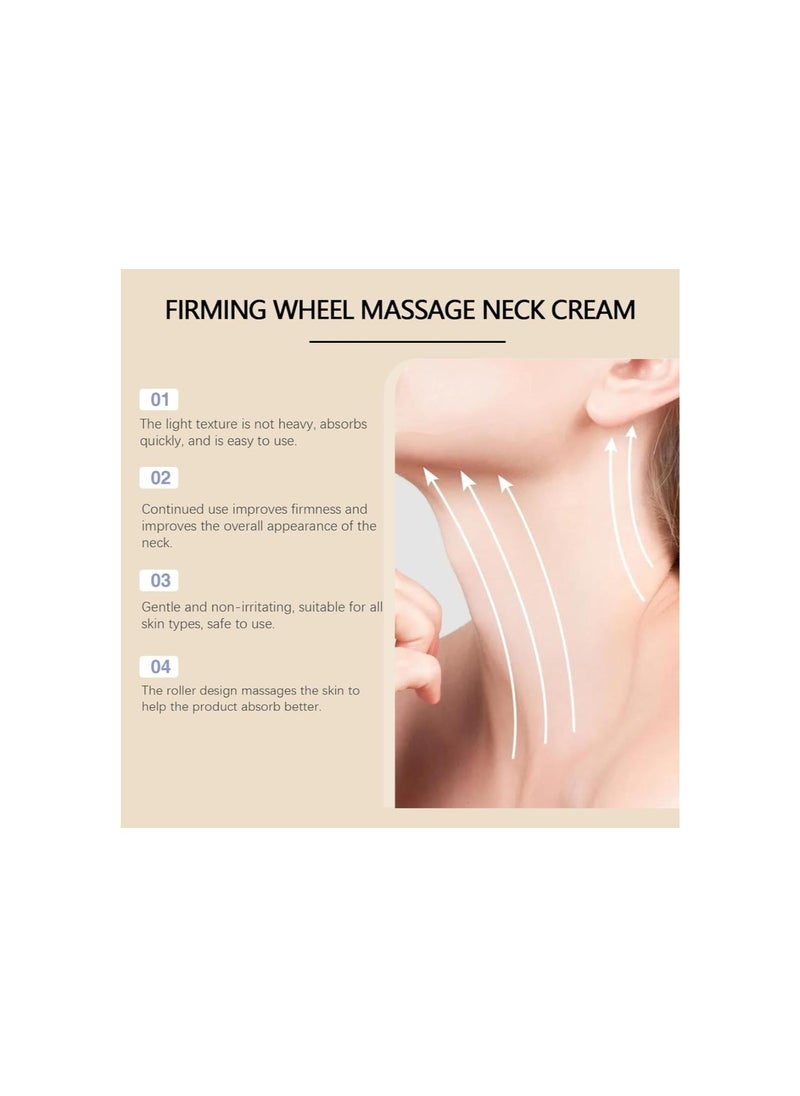 silvercnc - Ah-8 Firming Neck Cream, Neck Firming Roller Cream Neck Care Moisturizing Firming Skin Gentle Moisturizing Beauty Neck Cream - Image 1