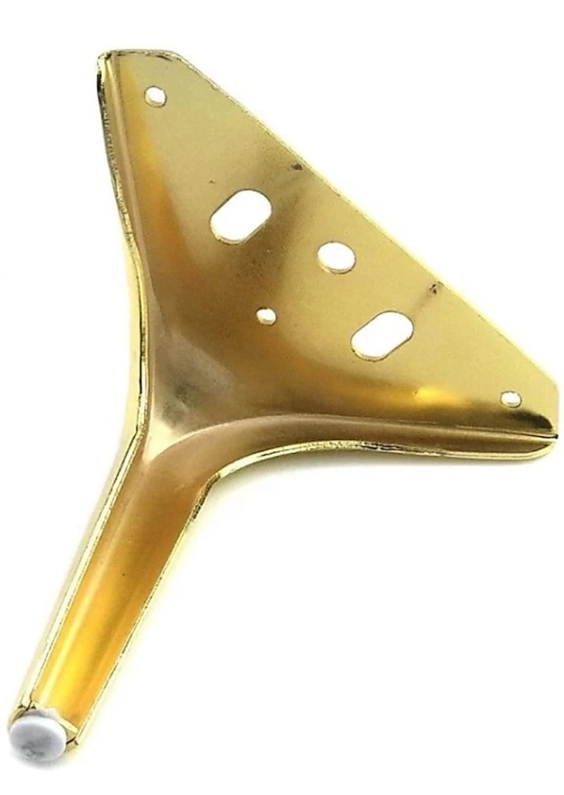 Generic Aakash Dcor 4 Inch Metal Gold Sofa LegsSet of 4 Durable Replacement Sofa Paya Modern Rustproof Sturdy Furniture Legs for Home Office Russian Frame Leg  - Image 5
