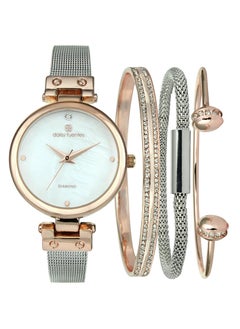 Daisy Fuentes Womens Elegant Style Two tone Rose Gold Watch Set DF202TTRG  - Image 1
