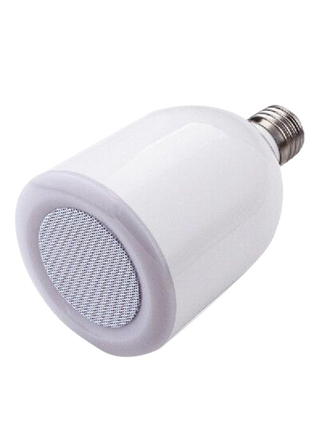 مصباح LED مع مكبر صوت أبيض - Image 3