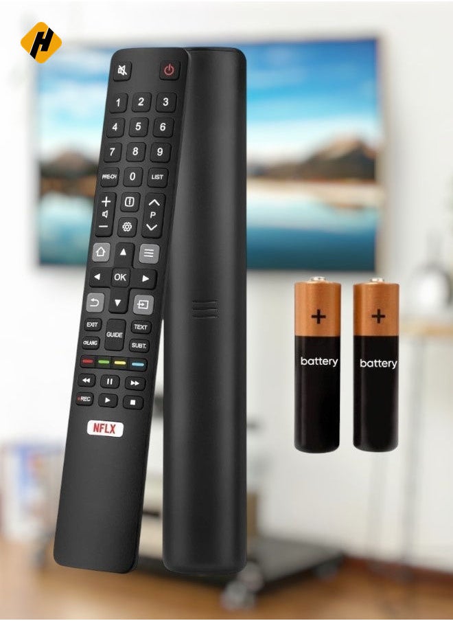 HuHa - Universal Remote Control for TCL Smart TV, Replacement for TCL Android/Google TV – With Battery - Image 1
