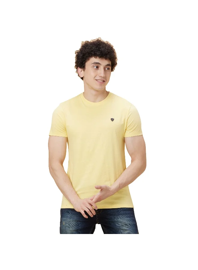 Being Human Mens Lemon Round Neck Short Sleeve T-Shirt